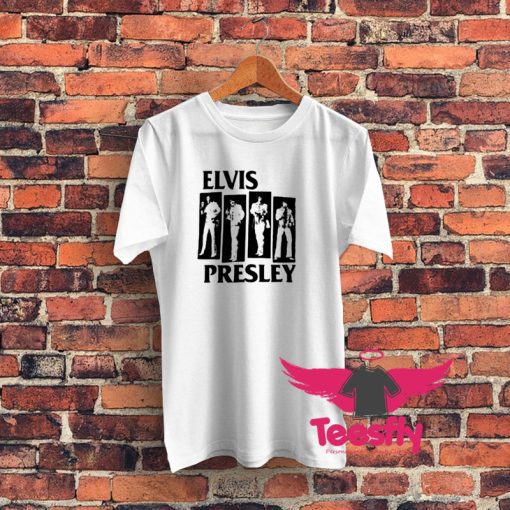 Parody Blackout Elvis Presley Las Vegas Graphic T Shirt