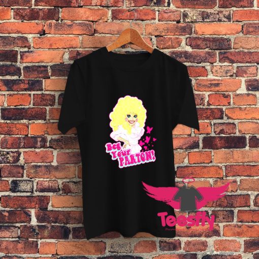 Parody Dolly Parton In The Style Of Barbie Graphic T Shirt