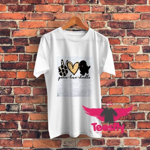 Peace Love Doodle Graphic T Shirt