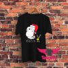 Peanuts Snoopy Woodstock Antlers Santa Claus Graphic T Shirt