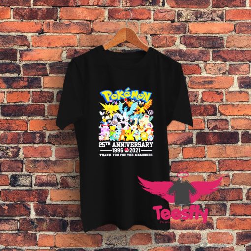 Pokemon 25th Anniversary 1996 2021 Graphic T Shirt