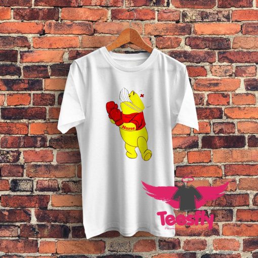 Pooh Nurse Shirt Nurse Shirt Gift for Nurse Winnie The Pooh Shirt For Nurse Pooh Stethoscope Graphic T Shirt
