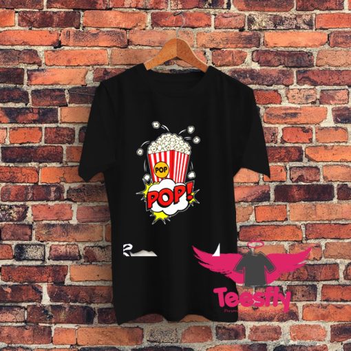Popcorn Lovers Vintage Graphic T Shirt