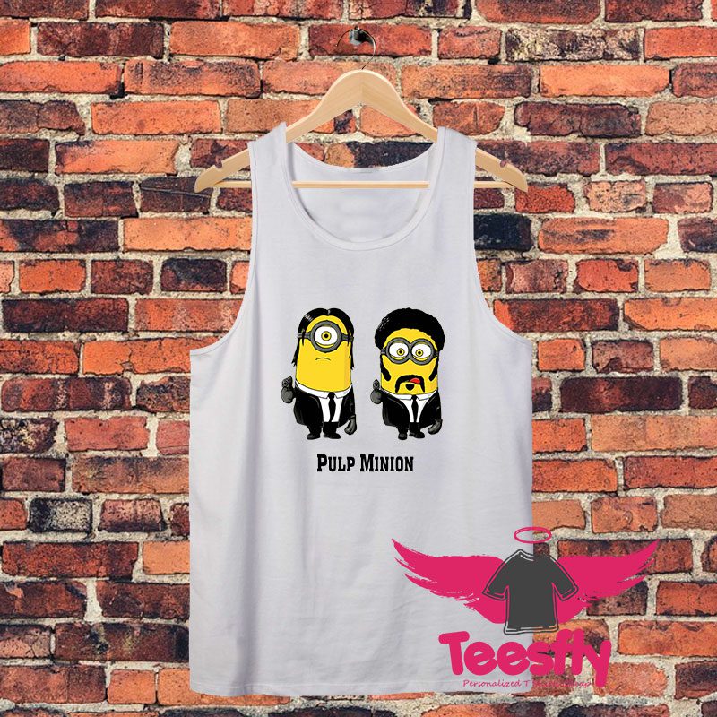 Pulp Minion Fiction Parody Unisex Tank Top