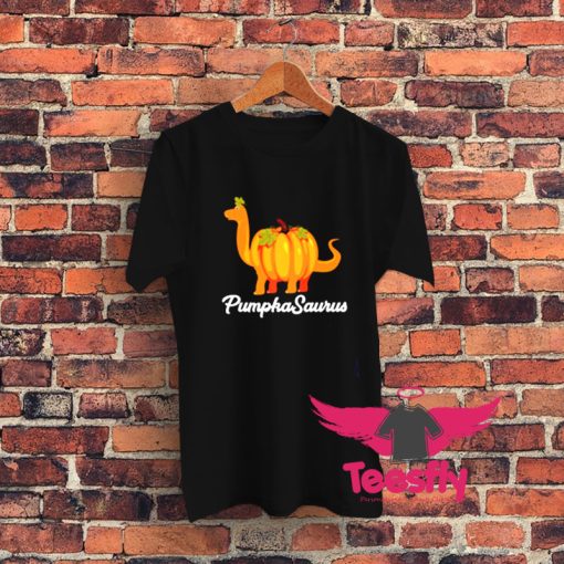 Pumpkasaurus Dinosaur Graphic T Shirt