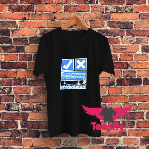 Radiohead Shirt Waste Television Artwork Graphic T Shirt