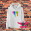 Rainbow Paint Drip Hoodie