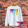 Rainbow Paint Drip Sweatshirt
