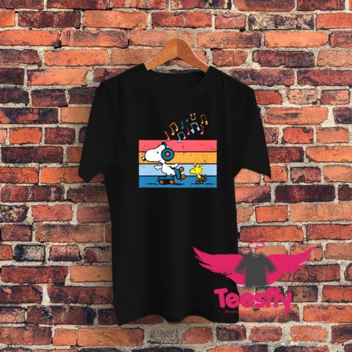 Retro Snoopy Graphic T Shirt