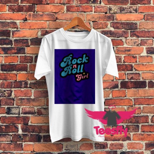 Rock n Roll Girl Graphic T Shirt