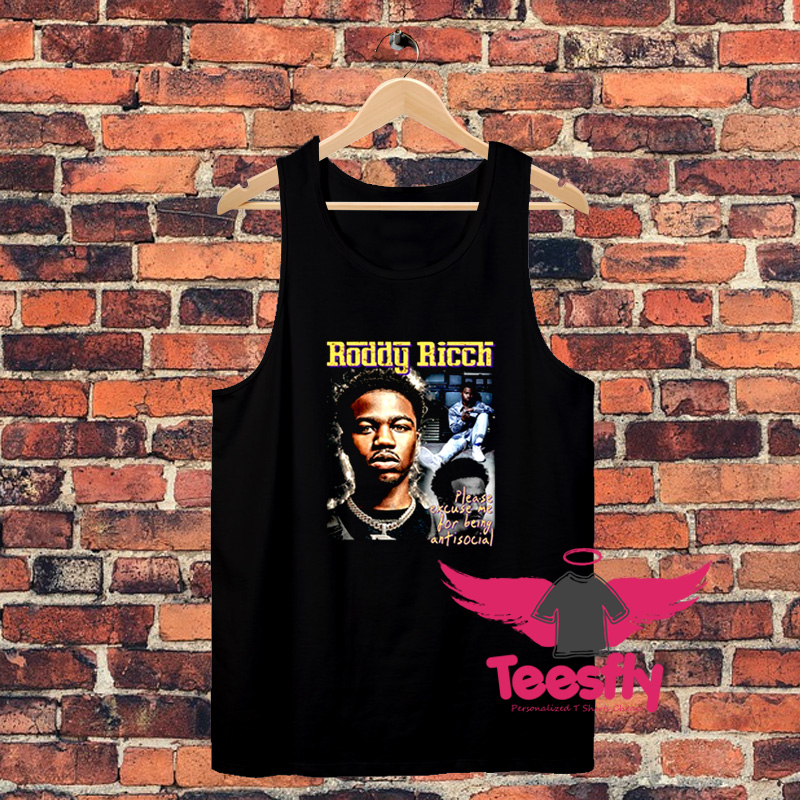 Roy Ricch Being Antisocial Rap Hip Hops Unisex Tank Top