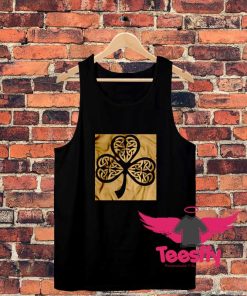 Tan and Brown Unisex Tank Top
