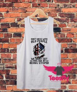 Th Of July Skull Dont Me With Old People Unisex Tank Top
