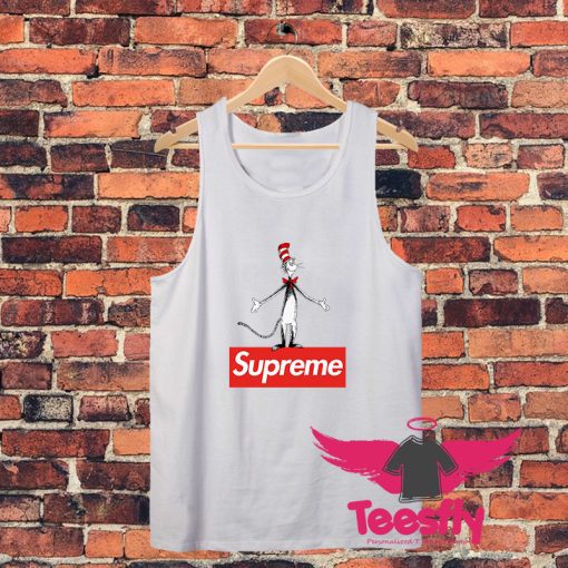 The Cat in the Hat Supreme Red Box Unisex Tank Top