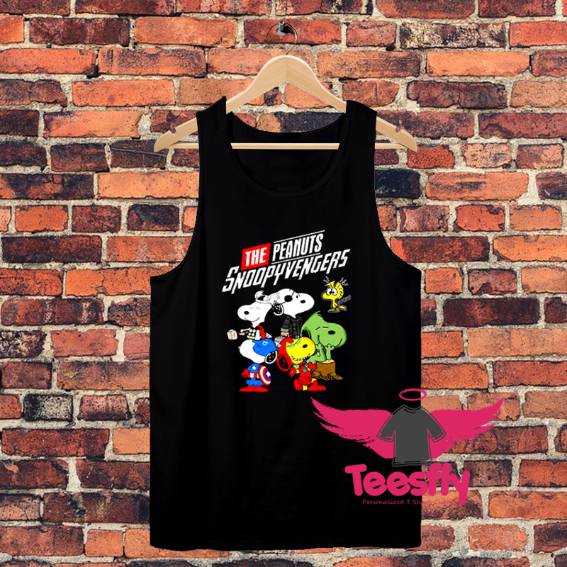 The Peanuts Snoopy Avengers Unisex Tank Top