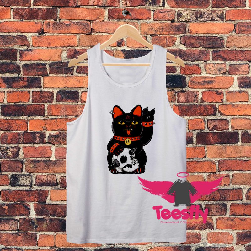 Unlucky Black Cat Unisex Tank Top