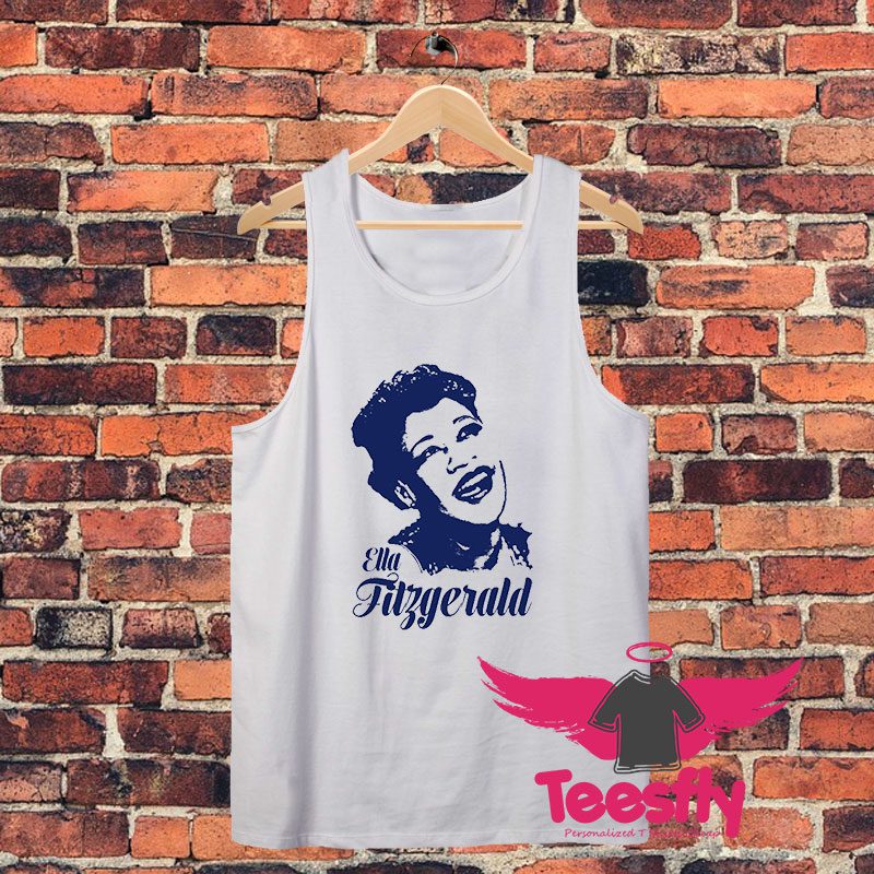 ella fitzgerald design canvas Unisex Tank Top