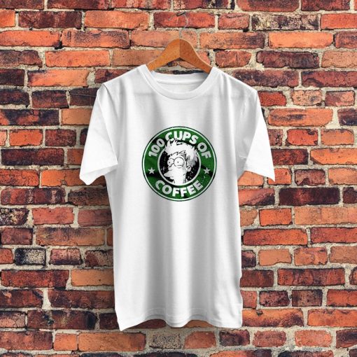 100 Cups Of Coffee Simpson Graphic T Shirt