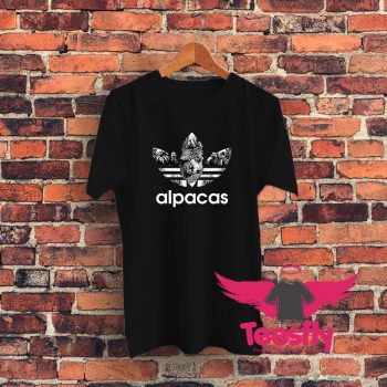 Alpacas Adidas Parody Graphic T Shirt