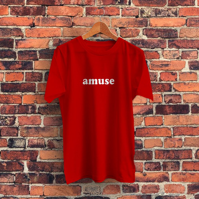 Amuse Letter Graphic T Shirt