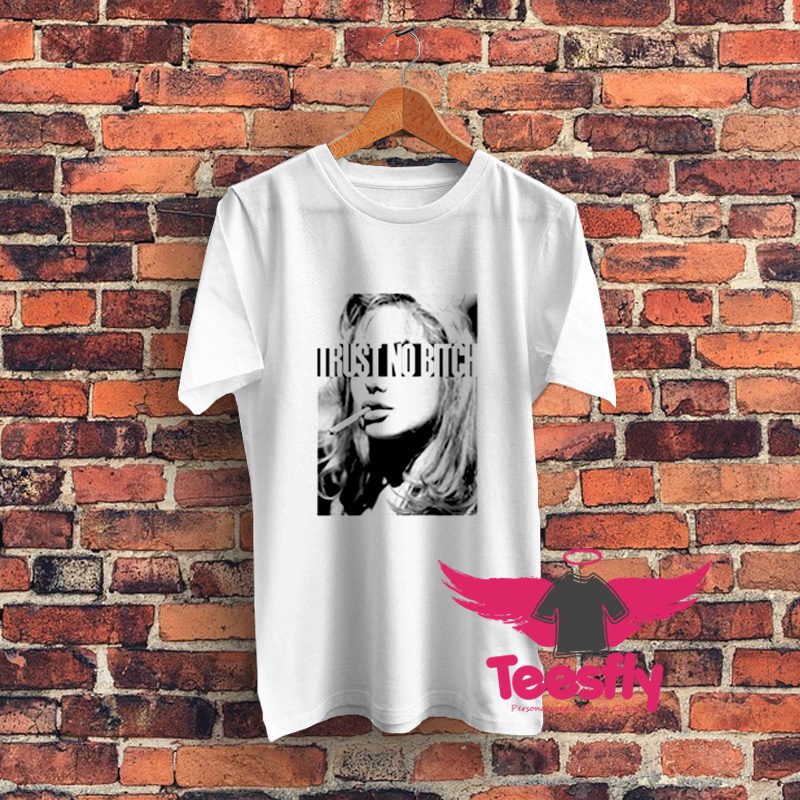 Angelina Jolie Trust No Bitch Graphic T Shirt
