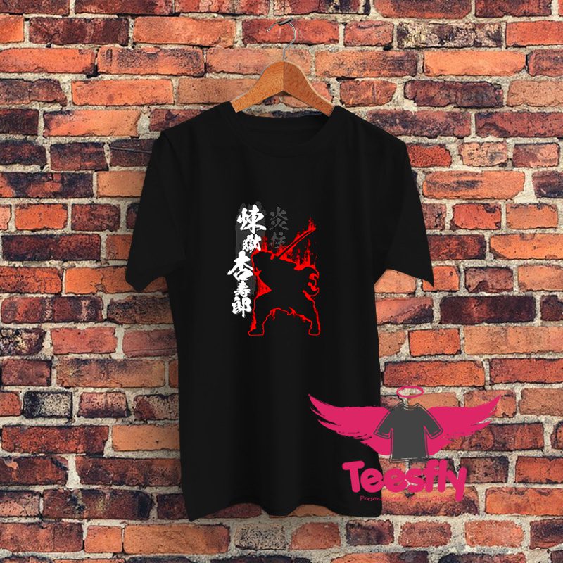 Anime Rengoku Demon Slayer Graphic T Shirt