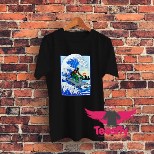 Aquaman Surf Movie Parody Graphic T Shirt