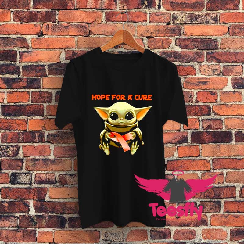 Baby Yoda Hope For A Cure Graphic T Shirt