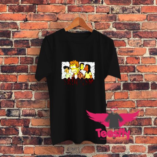 Bart Family Sad Graphic T Shirt