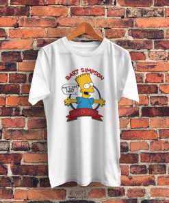 Bart Simpson Radical Dude Cartoon Graphic T Shirt