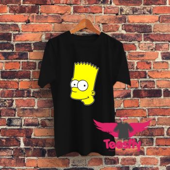 Bart Simpsons Face Graphic T Shirt