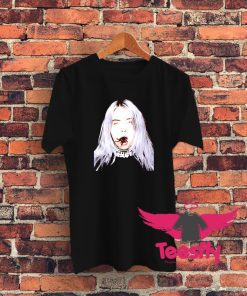 Billie Eilish Tarantula Mouth Graphic T Shirt