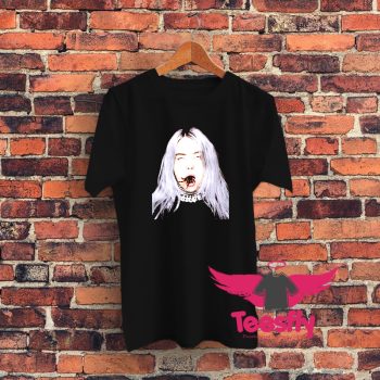 Billie Eilish Tarantula Mouth Graphic T Shirt
