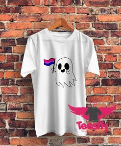Bisexual Pride Ghost Claic Graphic T Shirt