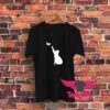 Cat Catching Butterfly Graphic T Shirt