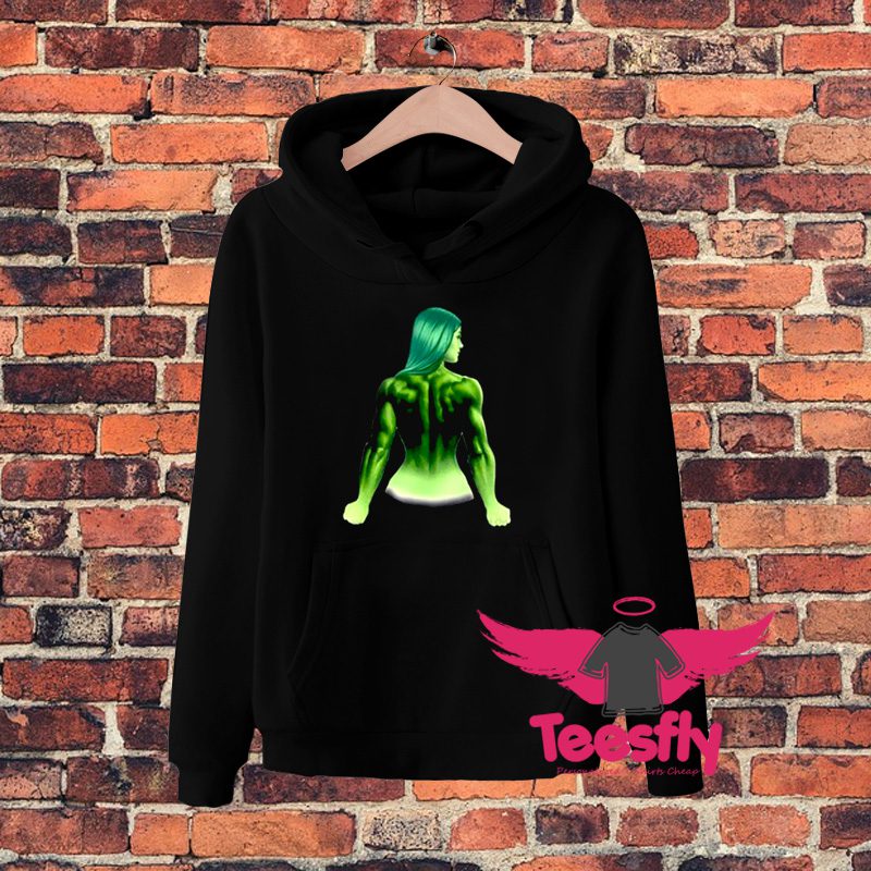 Cheap She Hulk Show Her Back Hoodie