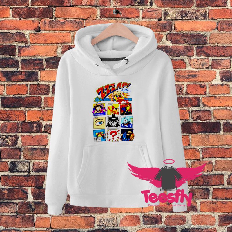 Classic Zzzap Comic Book Cover Hoodie