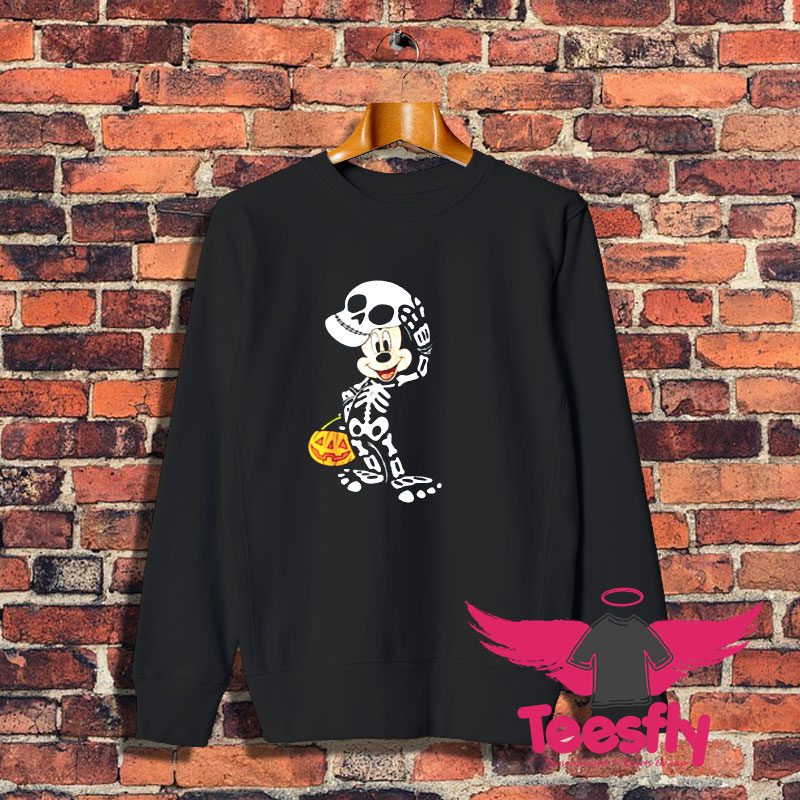 Disney Halloween Micke Mouse Skeleton Sweatshirt 1