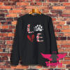 Dog Paw Love Sweatshirt 1