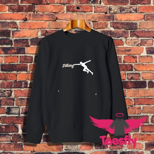 Fencing Sport Epee Foil Saber Lover Sweatshirt 1