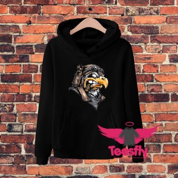 Funny Eagle Fighter Pilot Hoodie