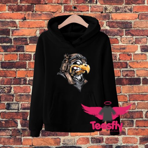 Funny Eagle Fighter Pilot Hoodie