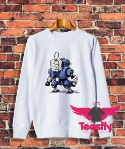 Funny Like Icon On Facebook Robot Sweatshirt