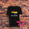 Hes Mine Gay Couple Pride Flag Rainbow Graphic T Shirt