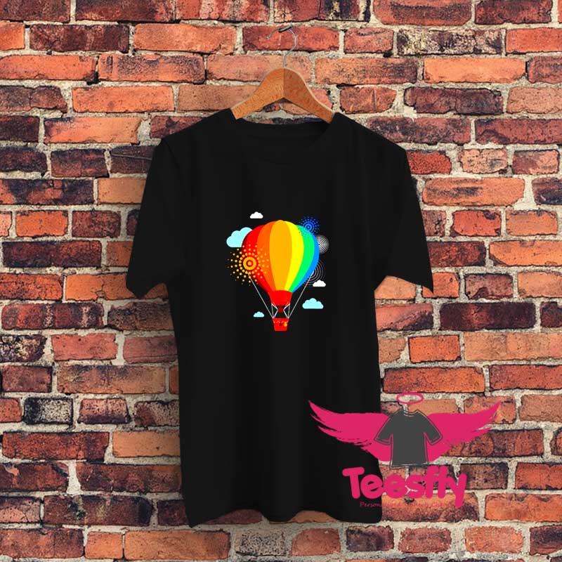 Hot Air Balloon Rides Festival Graphic T Shirt