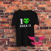 I HEART AREA 51 X files Graphic T Shirt