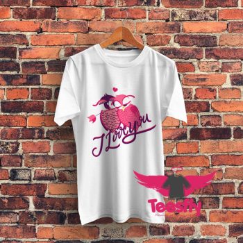 I Love You Bird Love Graphic T Shirt