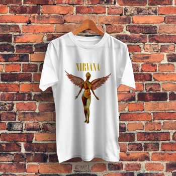 In Utero Album Nirvana Band Graphic T Shirt