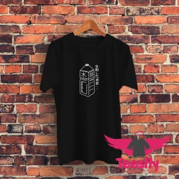 Japanese Water Bottle Graphic T Shirt