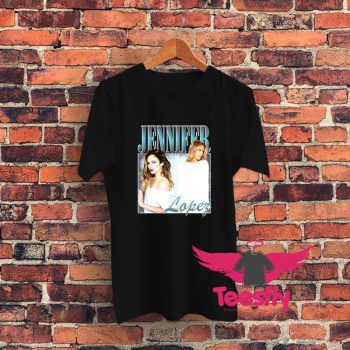 Jennifer Lopez Retro 90s Graphic T Shirt